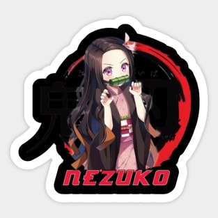 Cute nezuko Sticker